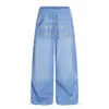 Pantalones Casuales de Pierna Recta Lavados de Color Sólido Decorados con Pedrería Estilo Urbano de Moda 2026 Pantalones Deportivos Suministro al por Mayor 52