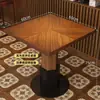 Mesas y sillas comerciales para tabernas y restaurantes, restaurante de té retro, mesas y sillas para salones privados de hotel, mesas y sillas de bar estilo americano, sillas de madera maciza