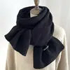Bufanda para Mujer en Invierno, Versátil y Cálida, Protector de Cuello para Pareja Estudiante, Lana Tejida Imitación Cachemir, Bufanda para Niñas, Gama Alta para Hombres