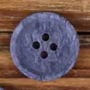 Novos Botões de Algodão Feitos de Material Natural com Bordas Finas e Quatro Furos, Acessórios de Alta Qualidade para Casacos, Camisas de Algodão e Linho, Suéteres e Cardigans