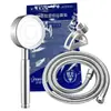 Venta al por mayor de fábrica 304 Acero Inoxidable Cintura Pequeña Cabezal de Ducha Potenciado Manual Cabezal de Ducha de Baño Super Fuerte
