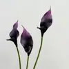 Lírio Calla Branco Simples de Alta Qualidade Alocum Flor Artificial Realista Modelo Sala Simulação Fotografia de Casamento Flor para Segurar
