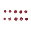 Accesorios de Flor de Cinabrio Alto Contenido Arena Dorada Púrpura Reducida por Fuego Flor de Cinco Pétalos Trébol de Cuatro Hojas Accesorios de Pulsera