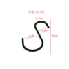 Ganchos en S Transfronterizos para Cocina, Ganchos en S Negros para Cocina y Ropa, Ganchos con Forma de S, Ganchos Metálicos Multifuncionales, En Stock