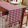 Toalha de Mesa Decorativa Americana Nova Transfronteiriça Atmosfera Pastoral Étnica Caminho de Mesa Atacado Toalha de Mesa Doméstica Retangular