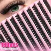 Set de Pestañas Postizas Agrupadas 40D Tipo Pegamento DIY Gran Capacidad Pestañas Transfronterizas Europeas y Americanas Gruesas y Rizadas Venta al por Mayor