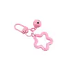 Accesorios Acrílicos Dulces Estilo Coreano, Llavero Decorativo, Colgante de Muñeca DIY, Anillo para Libro de Juguete, Estrella de Cinco Puntas