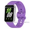 Para Samsung Galaxy Fit3 Pulseira de Silicone Oficial Igual à R390 Pulseira Fivela Cor Metal Pulseira Esportiva
