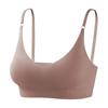 Sujetador Inalámbrico para Mujer, Sujetador Deportivo Talla Grande, Hermosa Espalda Push-Up Estilo Camisola Sujetador de Yoga Sin Costuras para Mujer
