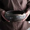 Cerámica Gruesa Lavado de Té Pez Dorado Juguete Tazón de Té Grande Lavado de Té Pincel de Lavado Tanque para Posos de Té Jianshui Tetera Juego de Té Kung Fu Combinación Cero