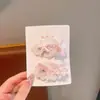 Pinzas para el Cabello de Dibujos Animados con Tela de Encaje Estilo Coreano y Japonés para Niñas, Pinzas para el Cabello de Bebé que No Dañan el Cabello, Lindas Pinzas BB para Cabello Suelto, Pasadores Laterales