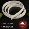 Tira decorativa para puerta de armario de blíster francesa, tira de borde suave curvado de PVC, moldura de fondo de pared de techo de línea de yeso