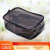 Bolsa Satchel Estilo Coreano Transparente para Cosméticos com Grande Capacidade e Conveniente para Viagem Separação de Secos e Molhados Necessaire de Higiene Pessoal Cosméticos Bolsa de Cosméticos Lote