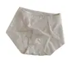Sexy Braguitas de Encaje Estilo Francés para Mujer, de Cintura Media, Sin Costuras, Transparentes, Atractivas, que se Ajustan a la Cadera, Transpirables, Entrepierna de Seda de Morera, Hilo Dental