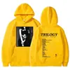 [Código Europeu Transfronteiriço] Blusa com Capuz Hip Hop do Álbum Musical Trilogy do The Weeknd