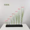 Venta al por mayor de fábrica planta verde artificial paisajismo decorativo hierba cola de perro cinco cañas cebolla hierba flor artificial ramo adornos