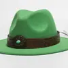 Nuevo Sombrero Cinturón de Cuero PU Remache Sombrero con Turquesa Sombrero Vaquero Sombrero de Fieltro Correa Sombrero PU con Accesorios