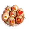 Matrimonio 6 piezas 8 piezas Rojo Personaje Feliz Charola de Plástico para Huevos Caja de Empaque para Huevos Felices Charola Desechable Luna Llena Regreso