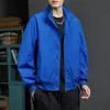 2026 Chaqueta para Hombre Estilo Nuevo Retro Americano Holgada Abrigo para Pareja Cremallera Bidireccional de Alta Calidad 12 Colores Cuello Alto Superior Transfronterizo
