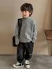 Moda Nueva 2025 Pantalones de Felpa para Niños Otoño e Invierno Pantalones Largos para Niños Ropa para Niños Pantalones Casuales