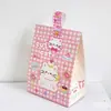 Dia das Mães Caixa de Doces Infantil de Jardim de Infância Presente de Aniversário Sacola de Lanches Presente Lembrancinha Sacola de Doces Desenho Animado