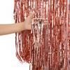 Nuevo telón de lluvia de seda 1*2 M película de aluminio boda fiesta de cumpleaños telón de fondo decoración Año Nuevo decoración navideña venta al por mayor