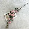 Flor Artificial Multi-Cabeça Pequena Rosa Hotel Mesa de Jantar Casamento Ktv Box Decoração de Mesa Decoração de Janela Flor de Mesa