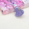 Série Cores de Primavera Borla de Algodão Pequeno Pingente DIY Fio de Algodão Torcido à Mão Borla Pingente de Colar Estilo Étnico Xizang Acessório