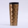 Personalizado vácuo aço inoxidável copo de café caneca diamante portátil esportes ao ar livre copo de água atacado logotipo impresso