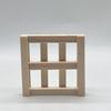 Fabricante Venta al por Mayor Posavasos de Madera Antiescaldante Adorno Tapete para Café Madera Maciza Cuadrado Hueco Base de Madera Tapete Protector para Ollas Mini