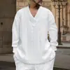 Suéter Casual Jacquard Tricot para Homens, Comércio Exterior Outono 2025, Camiseta Manga Longa Solta, Blusa Jacquard Gola V Masculina