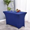 Mantel elástico transfronterizo de 1,2 m y 1,8 m para actividades al aire libre, bodas, hoteles, manteles rectangulares elásticos, manteles de comercio exterior