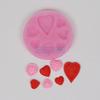 Molde de Silicona DIY con Forma de Corazón Molde de Silicona Líquida Arcilla Suave Jabón Hecho a Mano L1015