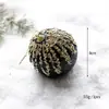 Bola de Navidad Bola de Espuma Serie Clásica Negro Dorado Colgante de Árbol de Navidad Decoración de Bola de Pelo Paquete de Regalo Estrella para la Cima del Árbol Venta al por Mayor
