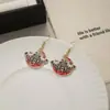 Pendientes de Gota de Aceite de Hip-hop Callejero Transfronterizos Europeos y Americanos Pendientes de Disco de Rock Skateboard Punk Pendientes Góticos para Mujer