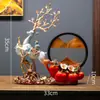 Atacado novos ornamentos chineses criativos de areia movediça decorações para armário de vinho varanda rack de TV sala de estar artesanato de mesa da sorte