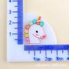 Accesorios de lámina acrílica al por mayor material DIY cuerda para el pelo de niños pasador parche zapato con agujero DIY parche de grafiti