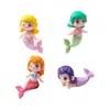 Figuritas de sirenas en miniatura para crear encantadores microlands, decoraciones de acuarios marinos, accesorios de bricolaje y pequeños adornos de escritorio.