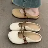 Zapatillas de Verano 2026 Estilo Nuevo Mary Jane Cerradas de Punta, Mocasines Medios Planos para Mujer sin Cierre con Suelas Suaves