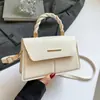 Bolsa Feminina de Alto Acabamento Verão 2025 Novo Estilo Simples Casual Bolsa Transversal de Alto Valor Versátil Elegante Pequena Quadrada