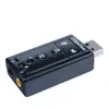 Placa de som externa USB simulação 7.1 laptop desktop placa de som independente karaokê reverberação placa de som 5HV2