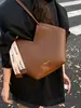 Bolsa Tote Grande de Estilo Coreano Transfronteriza de Gran Capacidad para el Trabajo de Aspecto Elegante Bolso de Hombro Retro Bolso Casual para el Brazo para Mujeres