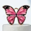 Ea-1 Artesanal DIY Borboleta Liga Esmalte Pingente Pulseira Colar Charme Joia Chaveiro Brincos