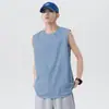 Chalecos sin mangas al por mayor para hombre, camisetas sin mangas deportivas de marca de moda para verano, ropa interior básica para hombre, chalecos de fitness para hombre