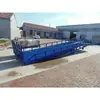Ponte de Carga para Armazenamento Móvel Rampa de Carga Hidráulica Manual Equipamento de Carga para Estação Logística Transportador