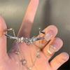 Pulsera Creativa Super Hada Doble Mariposa Abierta para Mujer Pulsera de Alto Sentido ins Pulsera de Diseño Nicho Estilo Frío