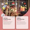 Adesivos de Janela de Natal Dowmoo 1 Adesivos Decorativos Criativos para Porta de Vidro de Casa com Atmosfera Festiva Adesivos