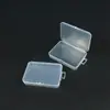 Caja Plástica Plana Plegable con Tapa Superior Multiespecificación Transfronteriza Caja de Almacenamiento Transparente para Tarjetas Piezas de Repuesto Caja de Empaque para Joyería Productos Pequeños