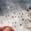 TENSOR Calcomanías para Uñas Halloween Gótico Oscuro M1530 1531 1535 Estilo Juguetón Fantasmitas Oscuros