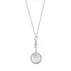 Collar Colgante de Llave Lupa para Mujer, Diseño de Nicho de Lujo Ligero con un Toque de Alta Gama, Cadena Larga para Suéter Estilo Vintage Old Money